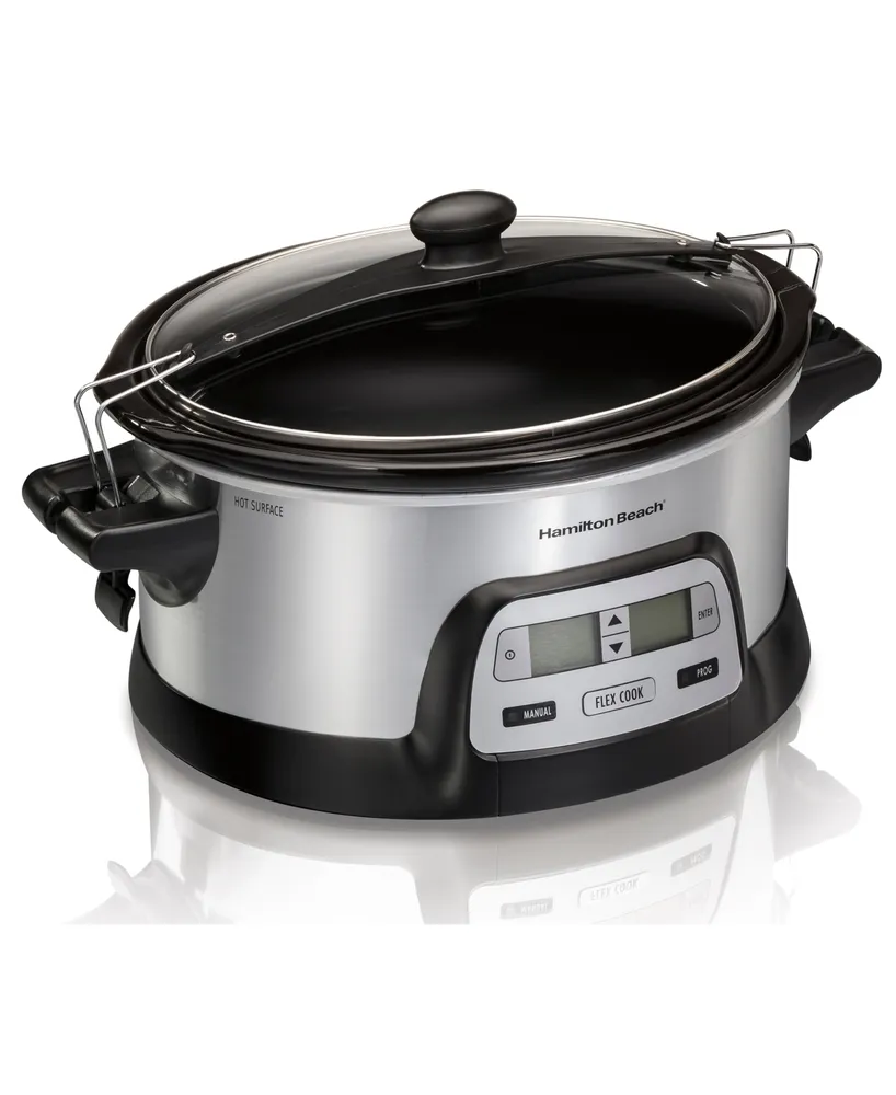 Hamilton Beach Programmable FlexCook 6-Qt. Slow Cooker