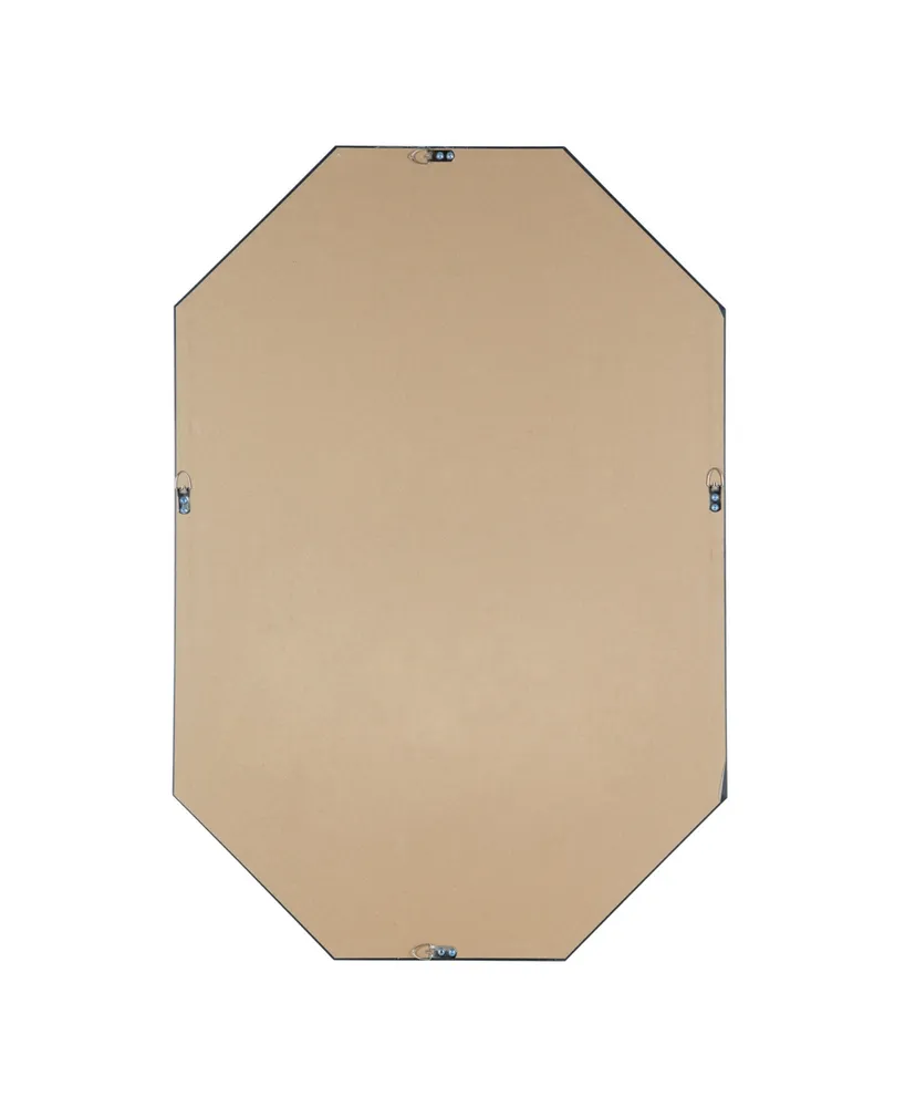 Kate and Laurel Calter Elongated Octagon Wall Mirror - 25.5" x 37.5"