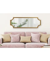 Kate and Laurel Hogan Framed Scallop Full Length Wall Mirror - 18" x 48"