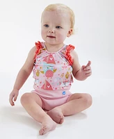 Splash About Baby Girls Happy Nappy Swim Diaper Swimsuit