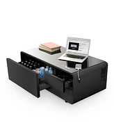 Sobro Smart Storage Coffee Table with Refrigerated Drawer