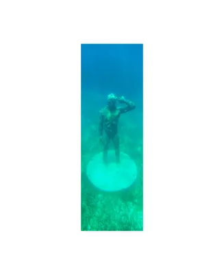 Philippe Hugonnard Viva Mexico 2 Sculptures at bottom of sea in Cancun Canvas Art