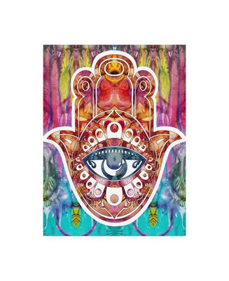 Dean Russo Hamsa Abstract Color Canvas Art - 19.5" x 26"