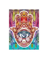 Dean Russo Hamsa Abstract Color Canvas Art - 19.5" x 26"