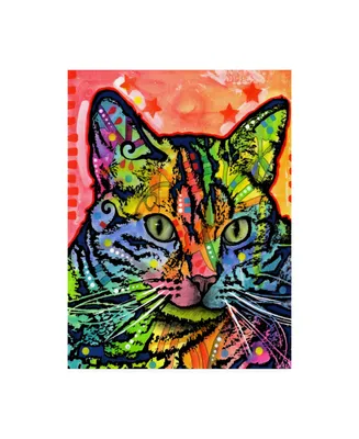 Dean Russo Cat Abstract Color Canvas Art - 15.5" x 21"