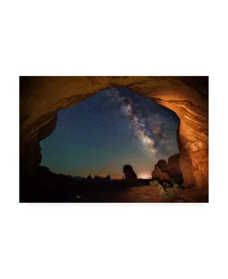 Darren White Photography Double Arch Milky Way Views Canvas Art