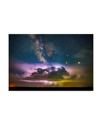 Darren White Photography Milky Way Monsoon Print Canvas Art