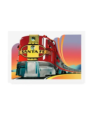 David Chestnutt Santa Fe Train Canvas Art