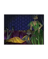 Jaleel Campbel Two Women Canvas Art - 27" x 33.5"