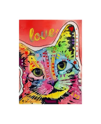 Dean Russo Tilt Cat Love Canvas Art