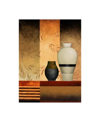 Pablo Esteban Vases Over Panels Canvas Art