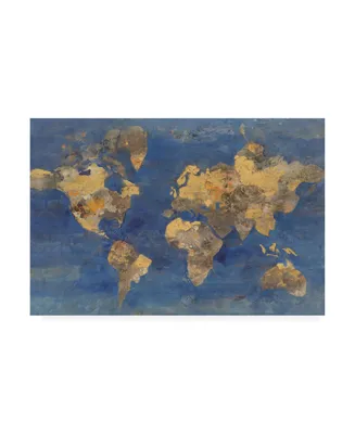 Albena Hristova Golden World Canvas Art - 15.5" x 21"