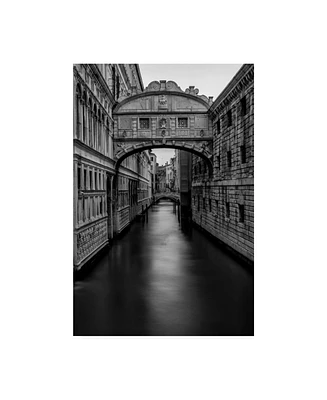 Danny Head B&W Bridge of Sighs Canvas Art - 19.5" x 26"