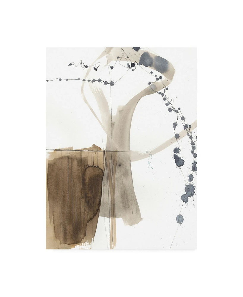Jennifer Goldberger Umber Connection I Canvas Art - 36.5" x 48"