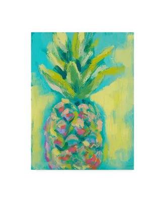 Jennifer Goldberger Vibrant Pineapple Ii Canvas Art - 15" x 20"