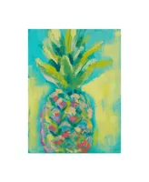 Jennifer Goldberger Vibrant Pineapple Ii Canvas Art - 15" x 20"