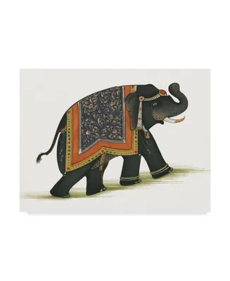 Wild Apple Portfolio India Elephant I Light Crop Canvas Art