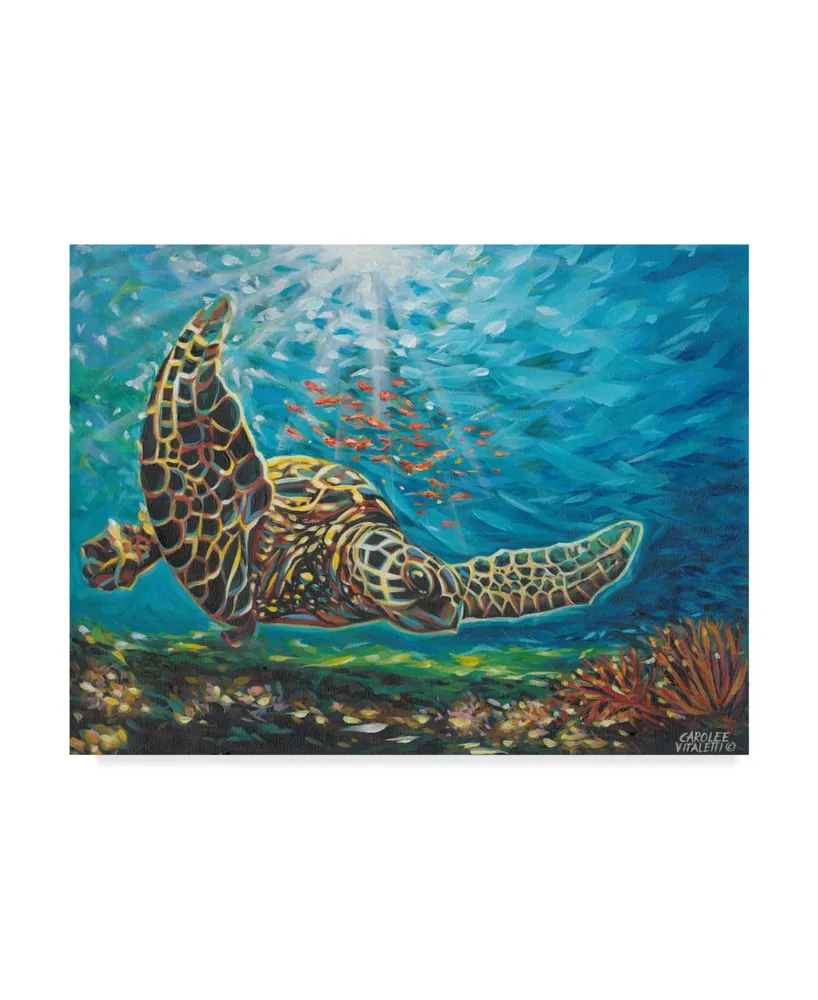 Carolee Vitaletti Deep Sea Swimming I Canvas Art