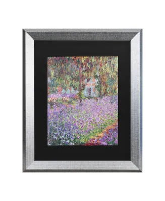 Claude Monet The Artist's Garden at Giverny Matted Framed Art