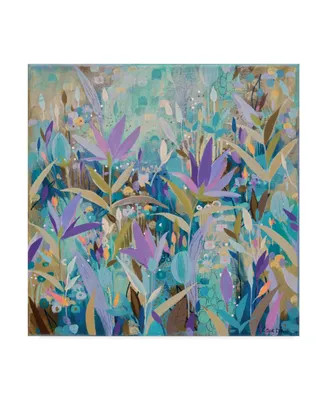 Sue Davis Purple Garden Abstract Modern Canvas Art