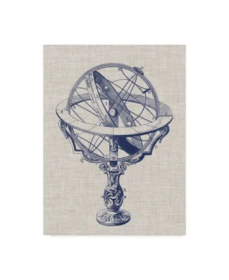 Vision Studio Armillary Sphere on Linen Ii Canvas Art - 15" x 20"