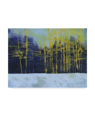 Paul Bailey Golden Winter Pines Canvas Art