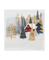 Victoria Borges Christmas Chalet I Canvas Art