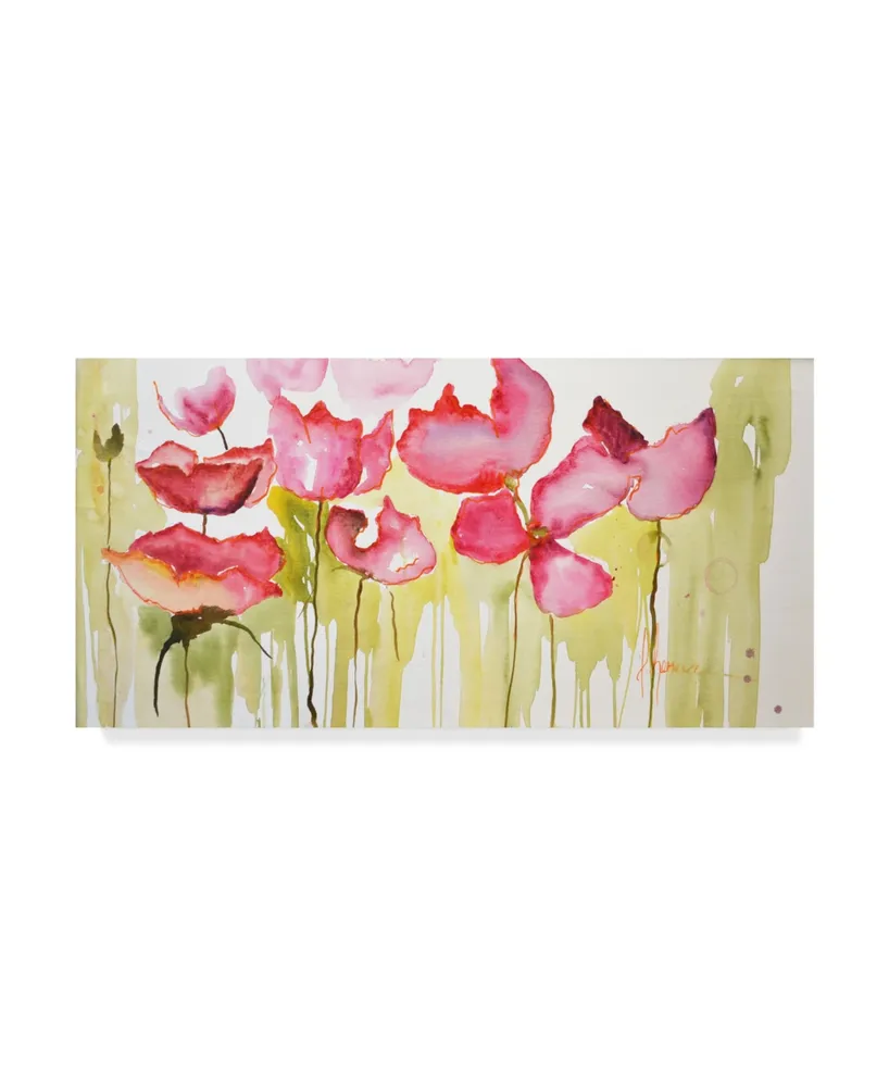 Leticia Herrera Horizontal Flores I Canvas Art