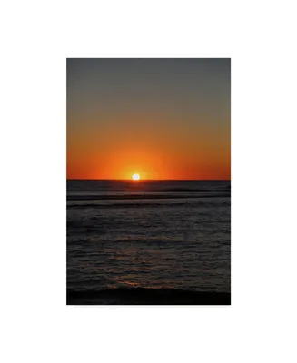 American School Sun on the Water Mexico Canvas Art - 20" x 25"