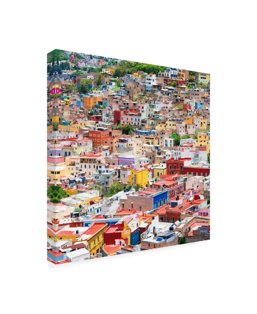 Philippe Hugonnard Viva Mexico 3 Colorful Guanajuato Ii Canvas Art