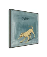 Alicia Ludwig Fetch Childrens Art Canvas Art - 15.5" x 21"