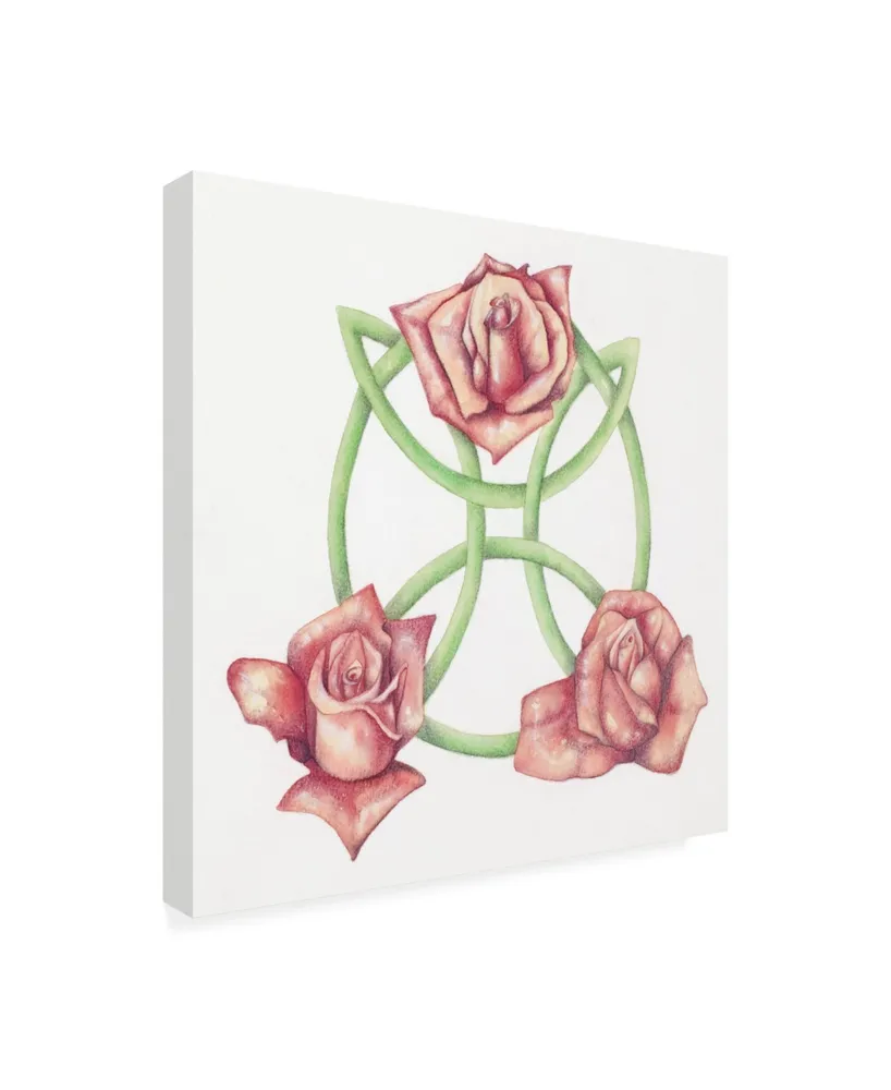 Deborah Kopka Tri Rose Canvas Art