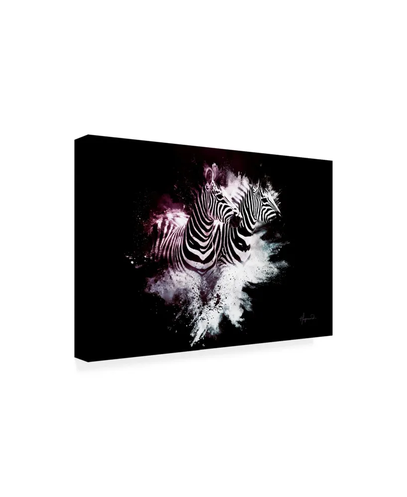 Philippe Hugonnard Wild Explosion Collection - the Zebras Canvas Art