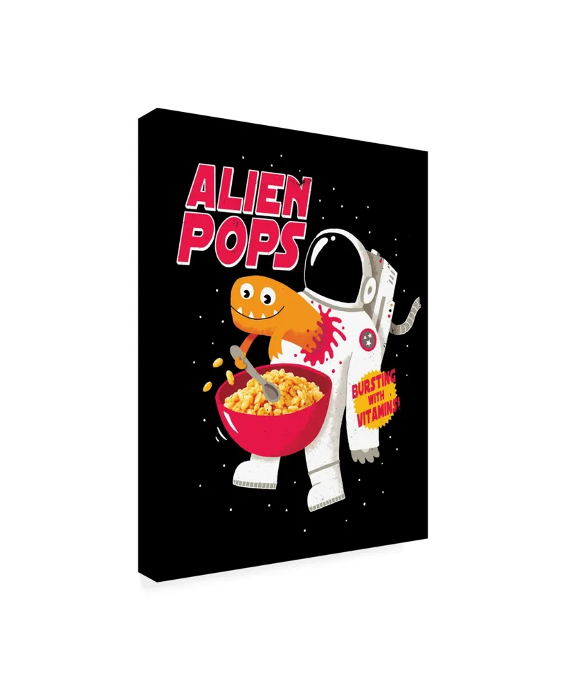 Michael Buxto Alien Pops Canvas Art