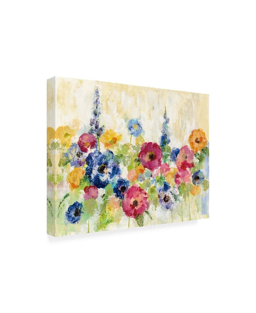 Silvia Vassileva Sunshine Field Flowers Canvas Art