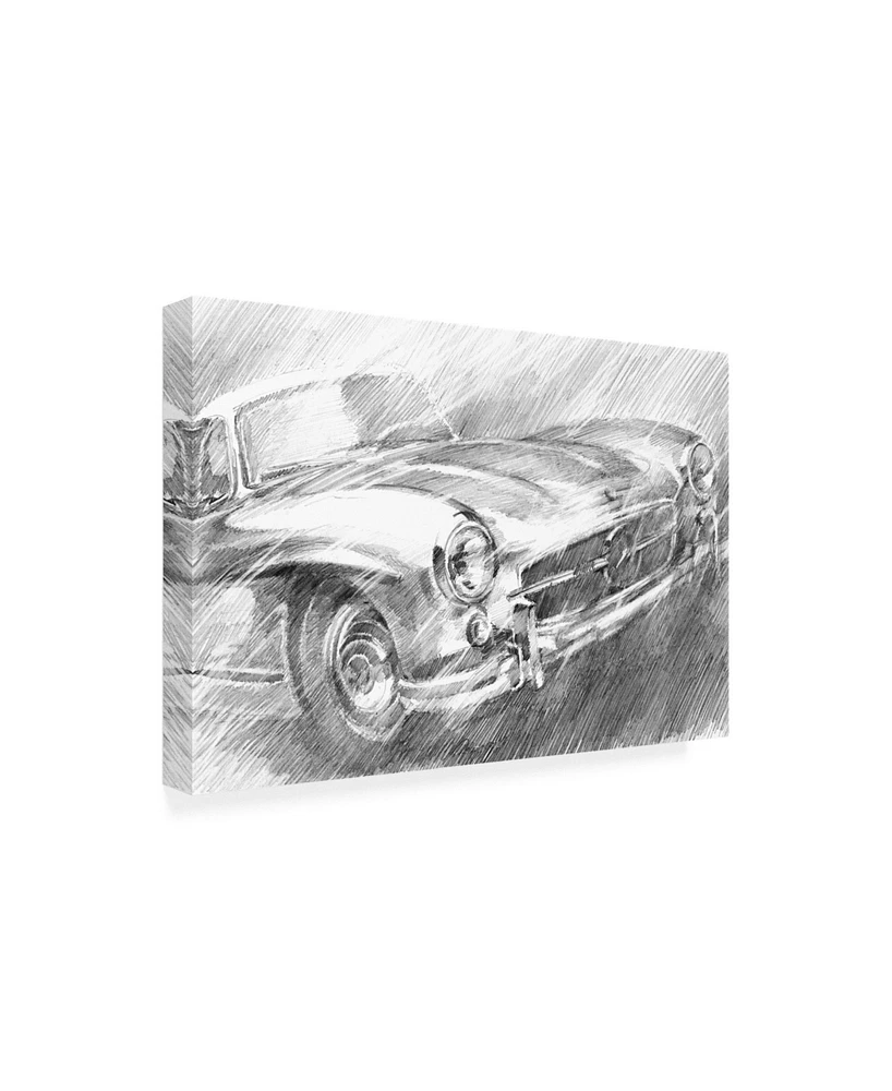 Ethan Harper Sports Car Study I Canvas Art - 37" x 49"