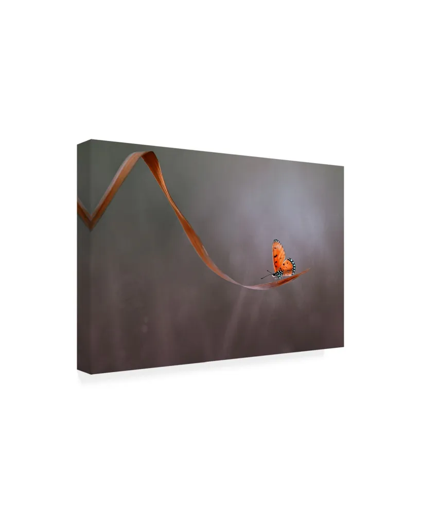 Edy Pamungkas Lonely Orange Canvas Art