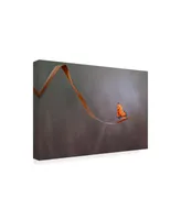 Edy Pamungkas Lonely Orange Canvas Art