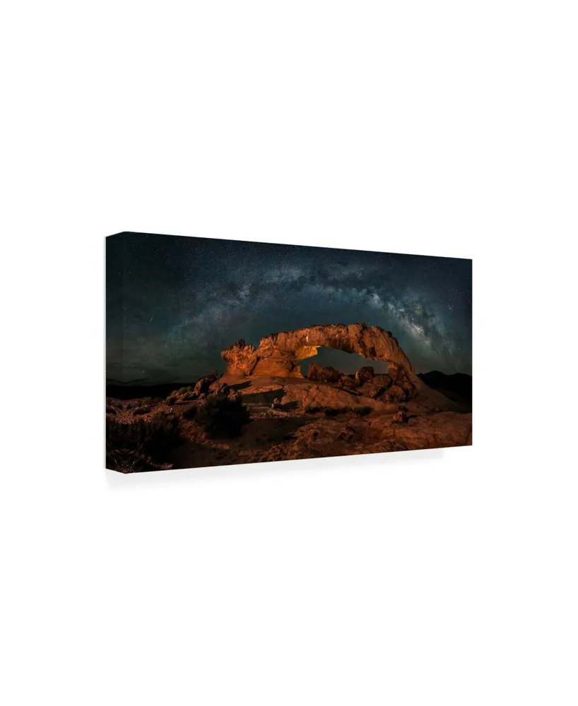 Hua Zhu Milky Way Over the Sunset Arch Canvas Art