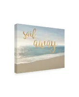 James Mcloughlin Beach Sail Away Canvas Art - 20" x 25"