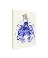 Fab Funky Octopus About Town Canvas Art - 19.5" x 26"