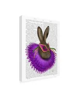 Fab Funky Mardi Gras Hare Canvas Art - 19.5" x 26"