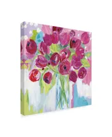 Farida Zaman Joyful Tulips Canvas Art - 15" x 20"