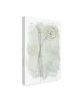 June Erica Vess Stone Flower Study Iii Canvas Art - 15" x 20"