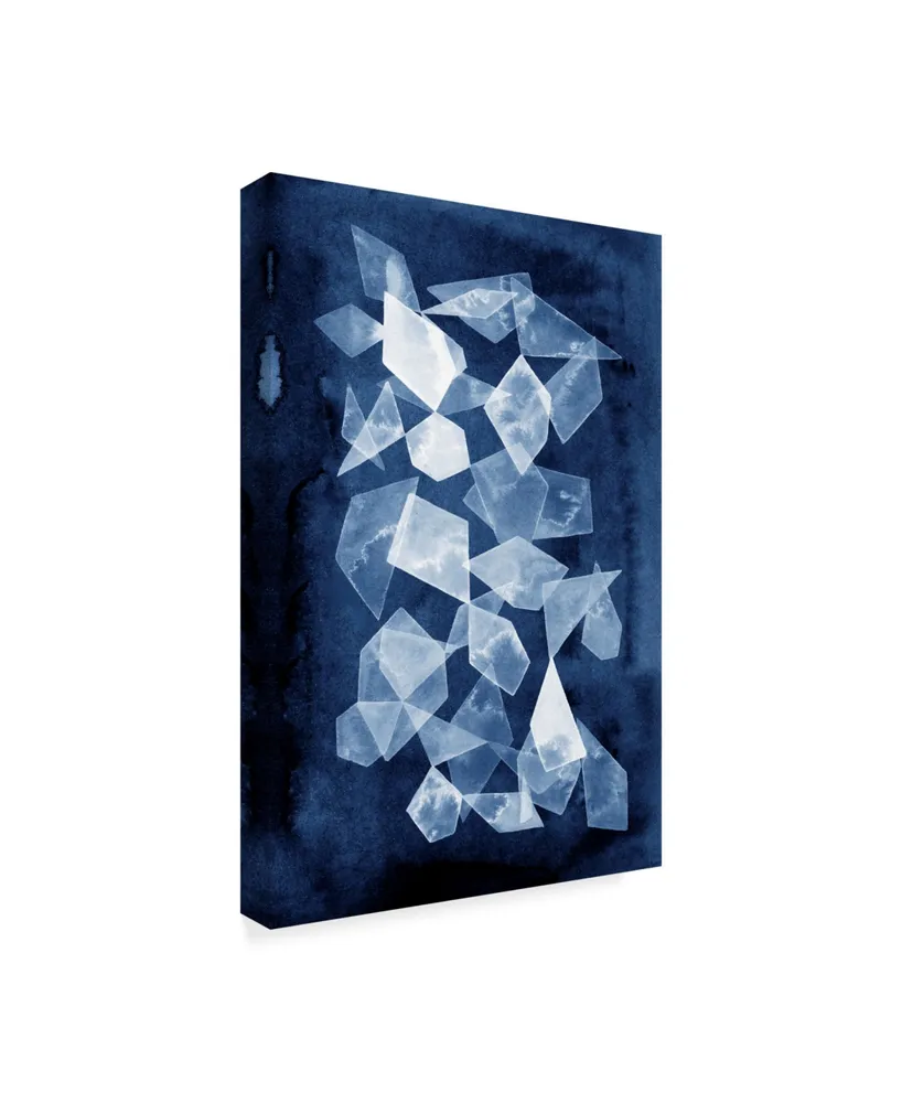 Grace Popp Indigo Glass I Canvas Art - 15" x 20"