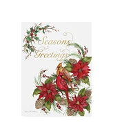 Kathleen Parr McKenna Holiday Happiness Vi Greetings Canvas Art - 19.5" x 26"