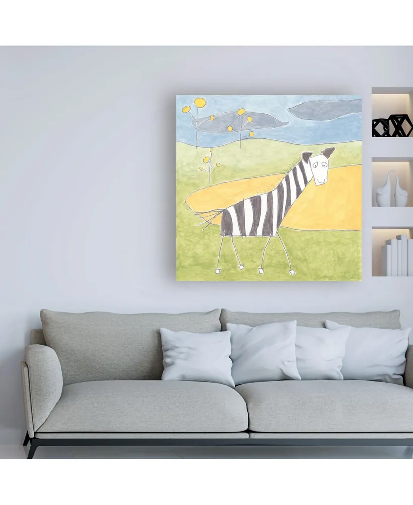 Megan Meagher Quinns Zebra Canvas Art