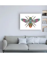 Dean Russo Transverse Bee Canvas Art - 15.5" x 21"