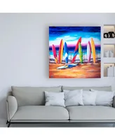 Deborah Broughton Surf Surfect 2 Canvas Art - 15.5" x 21"