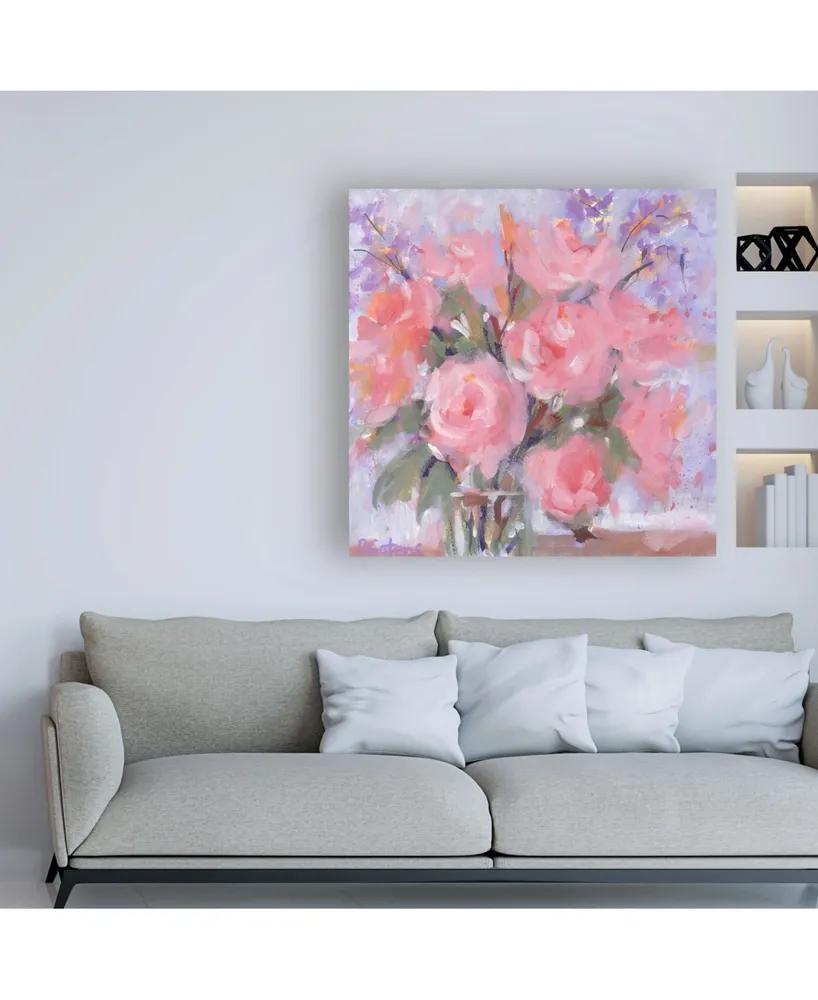 Pamela Gaten Champagne Pinks Canvas Art
